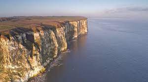 a view of the Bempton Cliffs