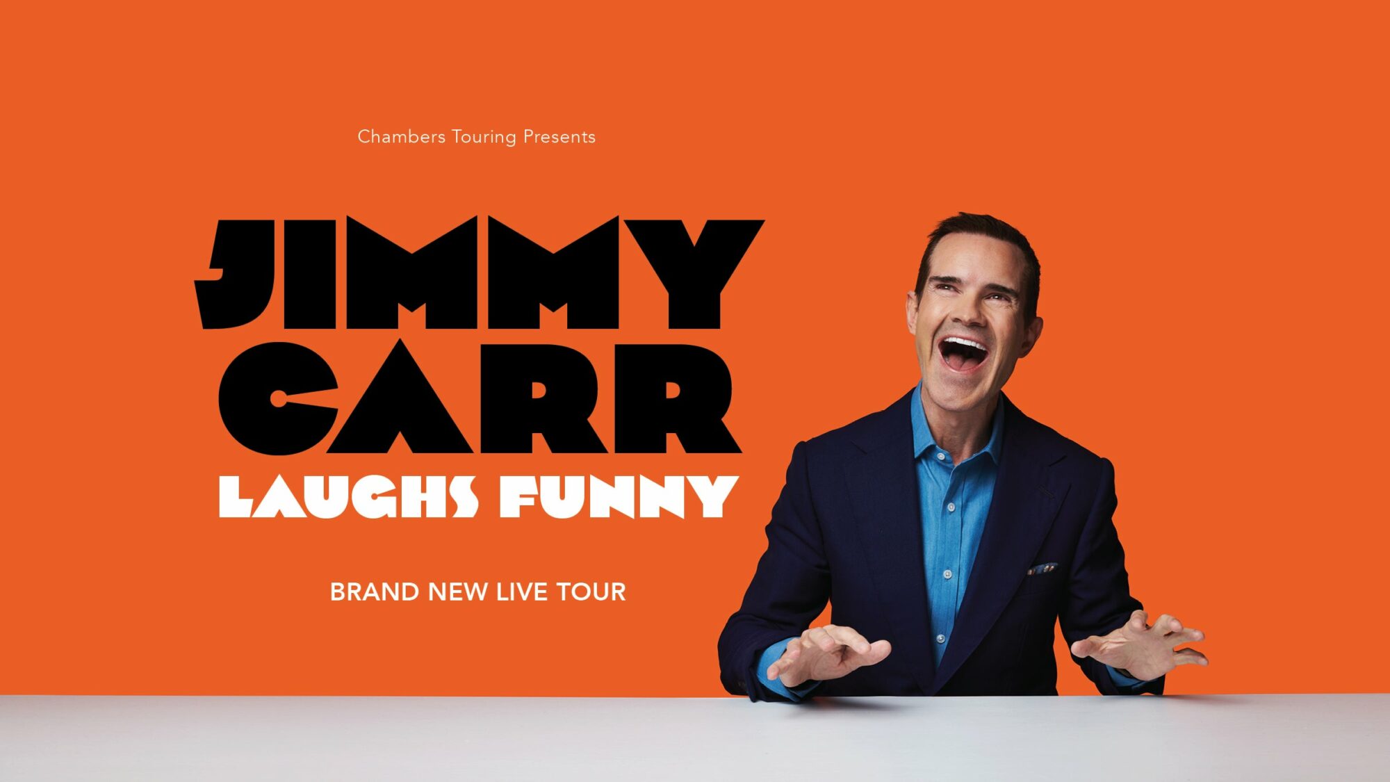 Image name Jimmy Carr Laughs Funny at York Barbican York the 10 image from the post Jimmy Carr - Premium Package - The Mixer at Leeds First Direct Bank Arena, Leeds in Yorkshire.com.