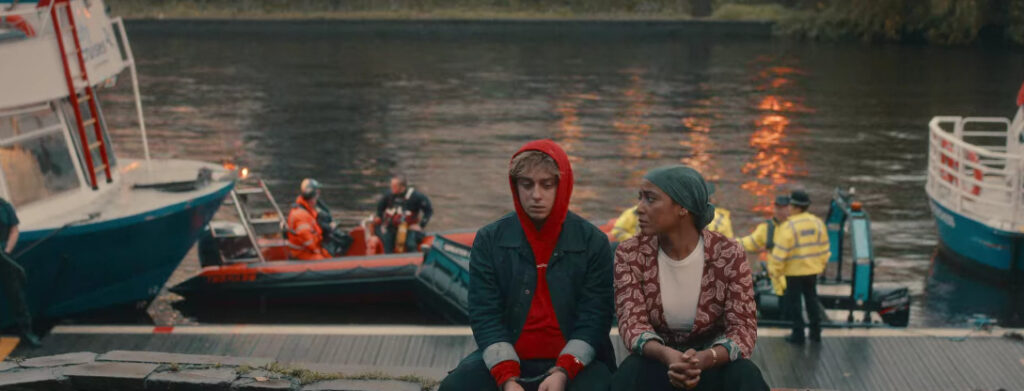 York backdrop features in new Netflix series "Bodies" Post image 1 Image name bodies characters at boatyard york city cruises netflix yorkshire the 1 image from the post York backdrop features in new Netflix series "Bodies" in Yorkshire.com.