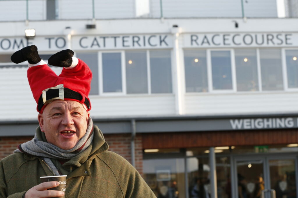 Day 8 – Christmas 2023 Post image 9 Image name catterick racecourse santa legs hat yorkshire the 9 image from the post Day 8 – Christmas 2023 in Yorkshire.com.