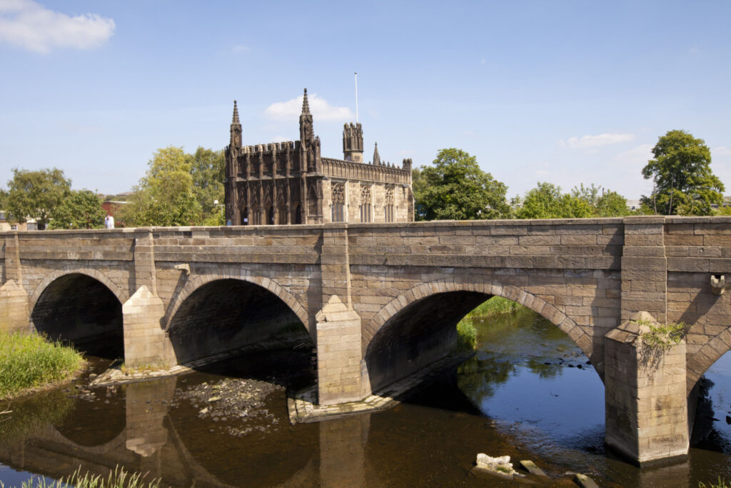 A look at the history of Wakefield Chantry Chapel, with Dr Emma Wells Post image 3 13th century, Grade I listed Chantry Chapel of St Mary the Virgin, part of Wakefield Bridge, Yorkshire, UK