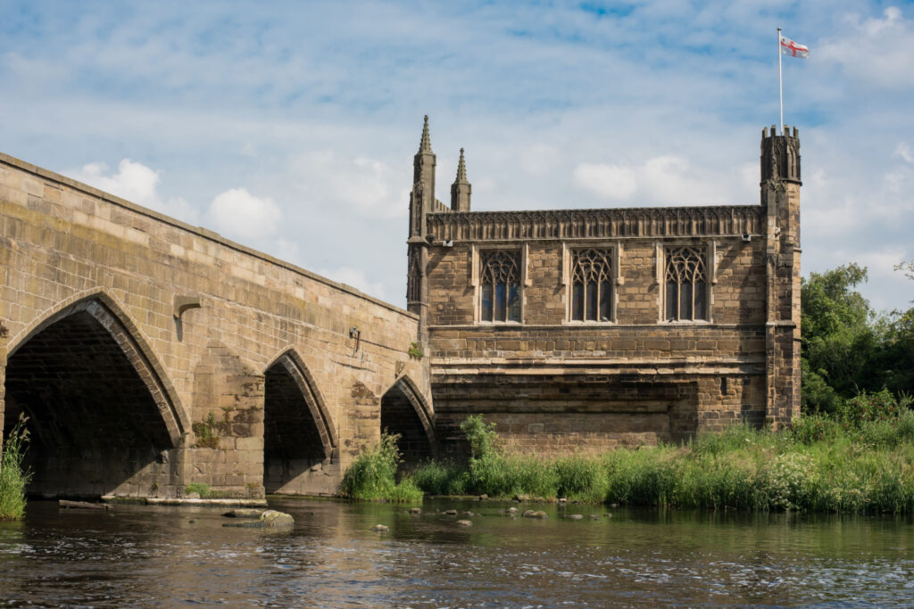 A look at the history of Wakefield Chantry Chapel, with Dr Emma Wells Post image 2 13th century, Grade I listed Chantry Chapel of St Mary the Virgin, part of Wakefield Bridge, Yorkshire, UK