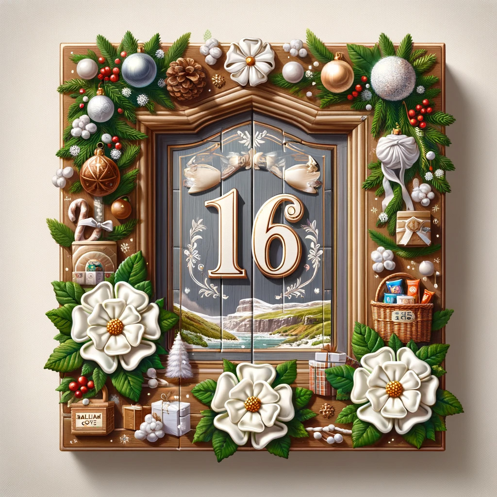 Image name door 16 welcome to yorkshire advent calendar 2023 the 6 image from the post Day 16 - Christmas 2023 in Yorkshire.com.