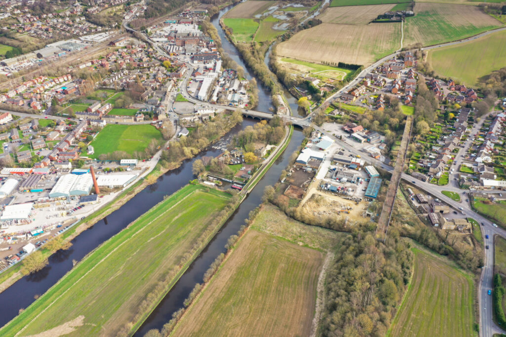 Image name horbury bridge middlestown west yorkshire river calder calder and hebble navigation the 1 image from the post What's The Buzz About Middlestown A Yorkshire Village With Hidden Bars Between Huddersfield And Wakefield? in Yorkshire.com.