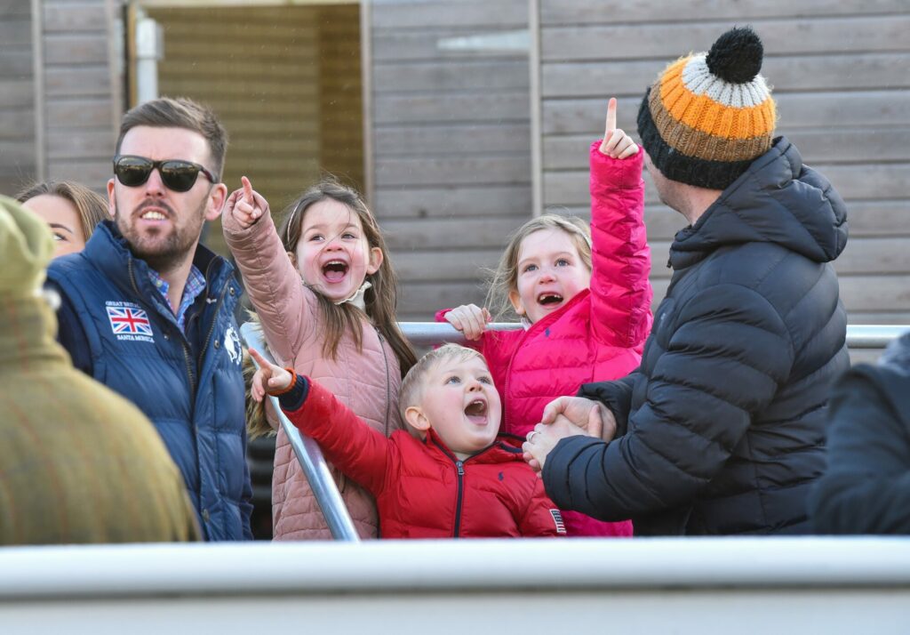 Day 8 – Christmas 2023 Post image 7 Image name kids at catterick racecourse yorkshire the 7 image from the post Day 8 – Christmas 2023 in Yorkshire.com.