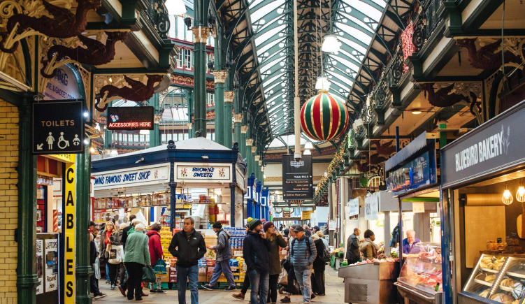 Visiting Kirkgate Market In Leeds Visitor Attraction image 1 Image name kirkgate market the 1 image from the post Visiting Kirkgate Market In Leeds in Yorkshire.com.
