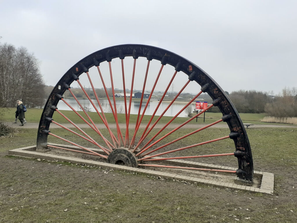Walk: Broomhill and Manvers Post image 1 Image name manvers nature reserve pit wheel south yorkshire the 1 image from the post Walk: Broomhill and Manvers in Yorkshire.com.