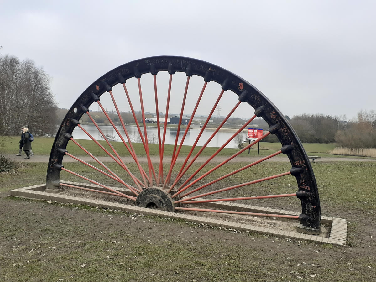 Image name manvers nature reserve pit wheel south yorkshire the 24 image from the post Walk: Broomhill and Manvers in Yorkshire.com.