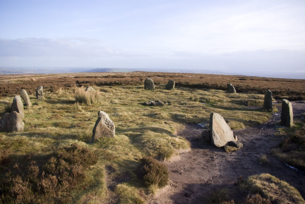Image name the twelve apostles stone circle ilkley moor west yorkshire the 4 image from the post Fun Things To Do In Ilkley in Yorkshire.com.