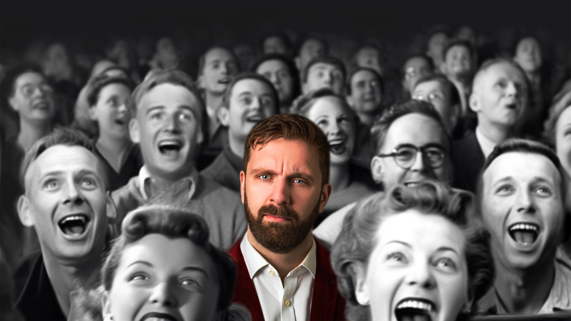 Image name Pierre Novellie Why Are You Laughing at Leadmill Sheffield the 1 image from the post Pierre Novellie: You Sit There, I'll Stand Here at City Varieties Music Hall, Leeds in Yorkshire.com.