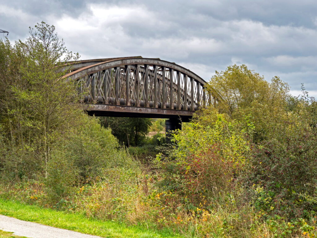 Walk: Fryston Trails - Short Route Post image 1 Image name disused railway bridge fairburn ings west yorkshire the 1 image from the post Walk: Fryston Trails - Short Route in Yorkshire.com.