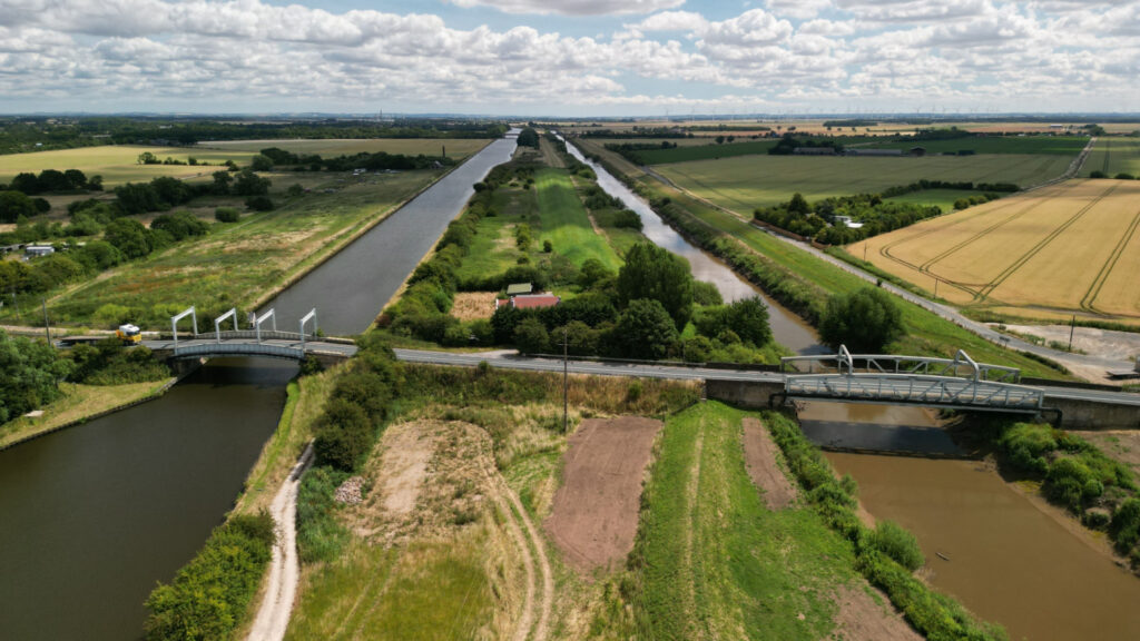 Walk: East Cowick Circular Post image 1 Image name dutch river canal rawcliffe bridge goole east yorkshire the 1 image from the post Walk: East Cowick Circular in Yorkshire.com.