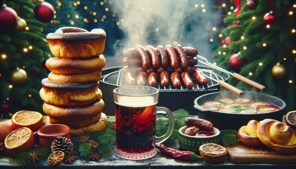 Skipton Christmas Market 2023: A Festive Wonderland Awaits Post image 4 Indulging in festive food and drink