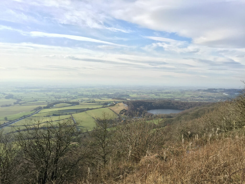Walk: Sutton Bank and the Kilburn White Horse Walk Post image 2 Image name view from sutton bank the 2 image from the post Walk: Sutton Bank and the Kilburn White Horse Walk in Yorkshire.com.