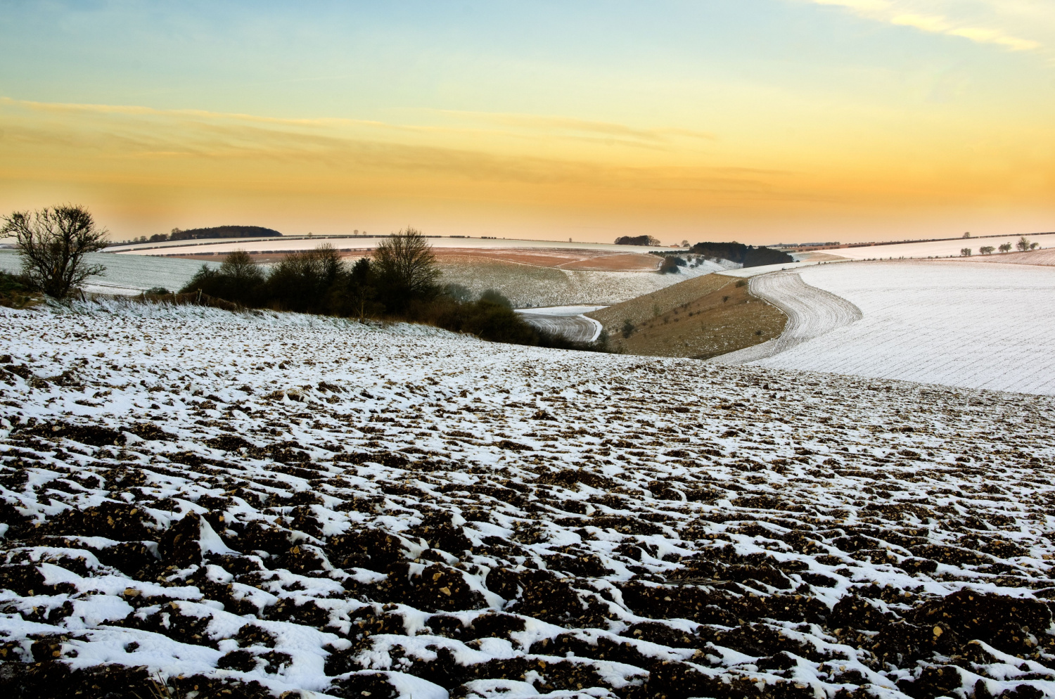Image name yorkshire wolds snow the 11 image from the post Newsletter - Friday 8th December 2023 in Yorkshire.com.