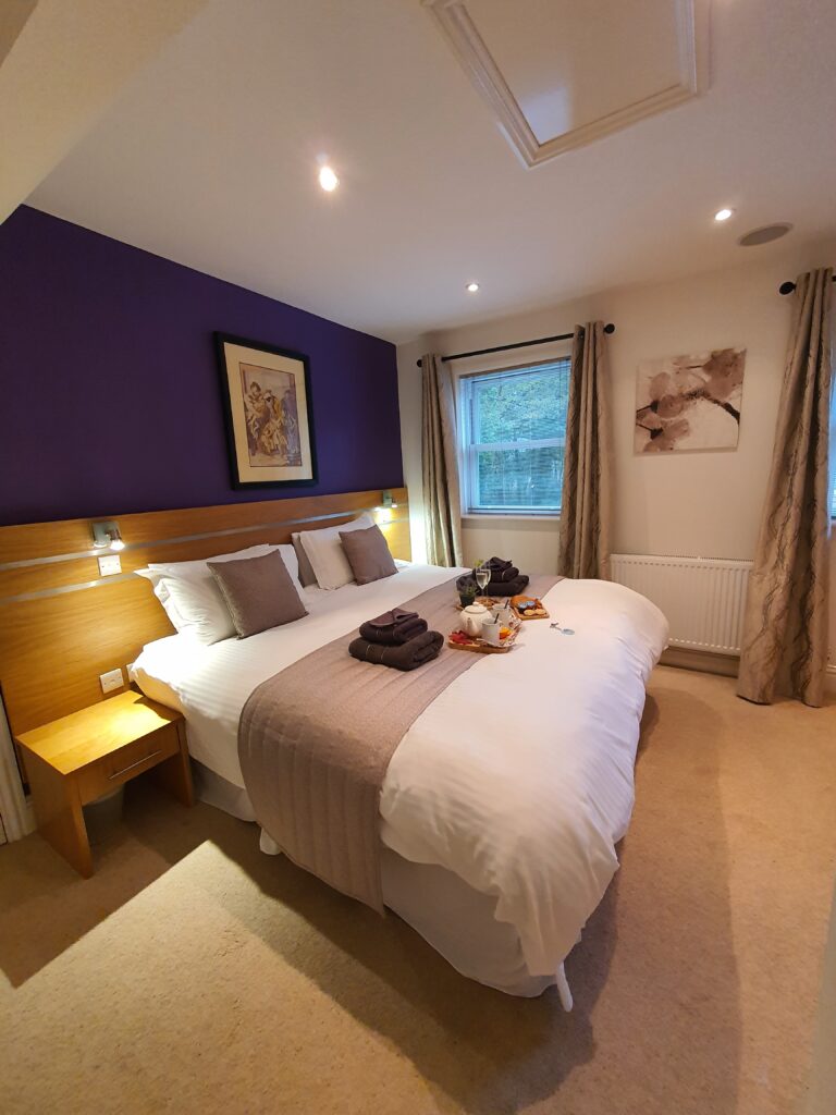 The Lodge Accommodation image 5 Image name Super king size bed the 5 image from the post The Lodge in Yorkshire.com.