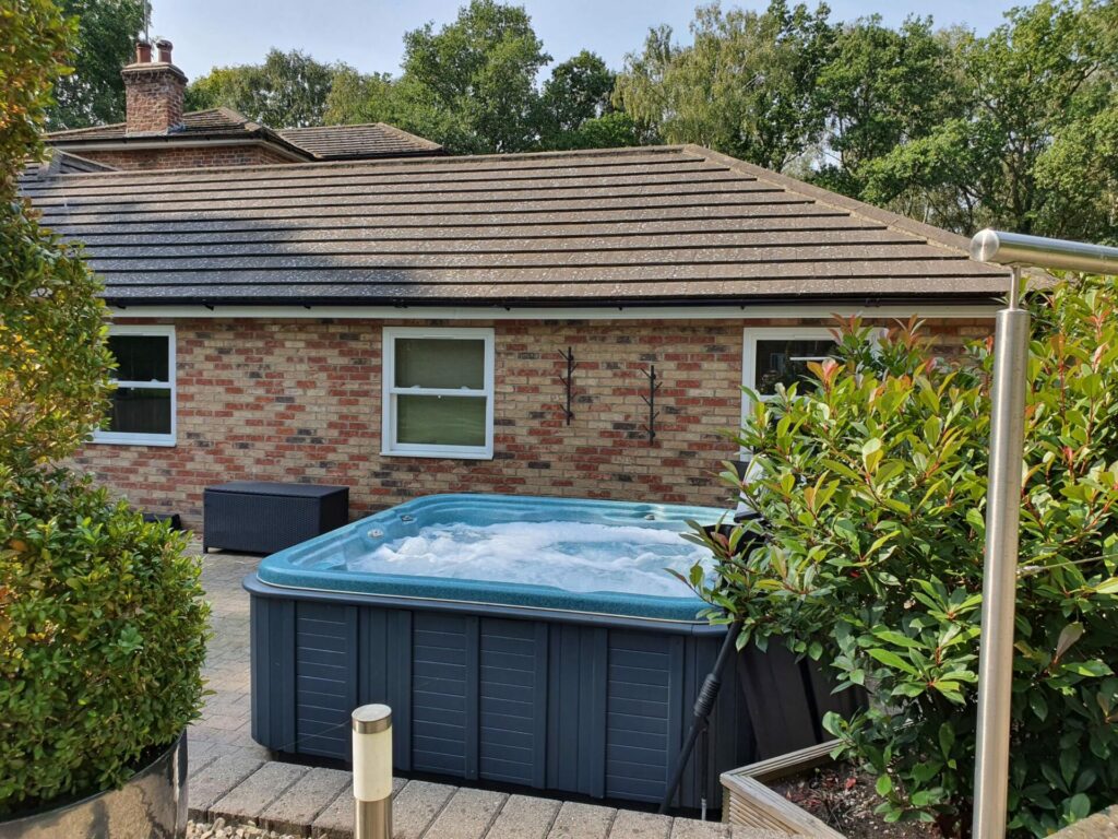The Lodge Accommodation image 7 Image name hot tub the 7 image from the post The Lodge in Yorkshire.com.