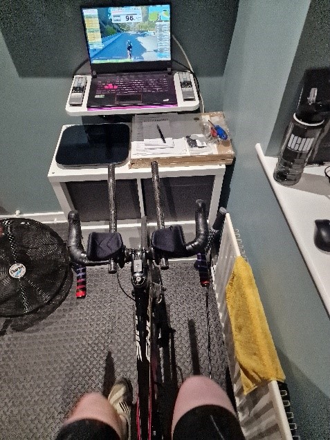 Long Course Weekend Training Diary: Tips for training with a cold Post image 2 Image name zwift training emma oakes yorkshire triathlon the 2 image from the post Long Course Weekend Training Diary: Tips for training with a cold in Yorkshire.com.