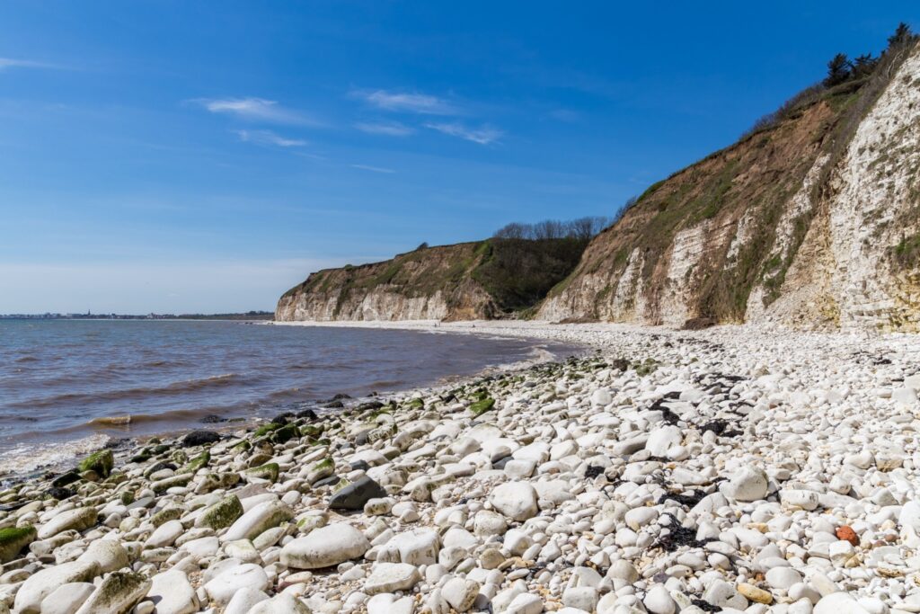 9 Great Coastal Dog Walks Post image 8 Image name danes dyke white chalk beach yorkshire seaside the 8 image from the post 9 Great Coastal Dog Walks in Yorkshire.com.