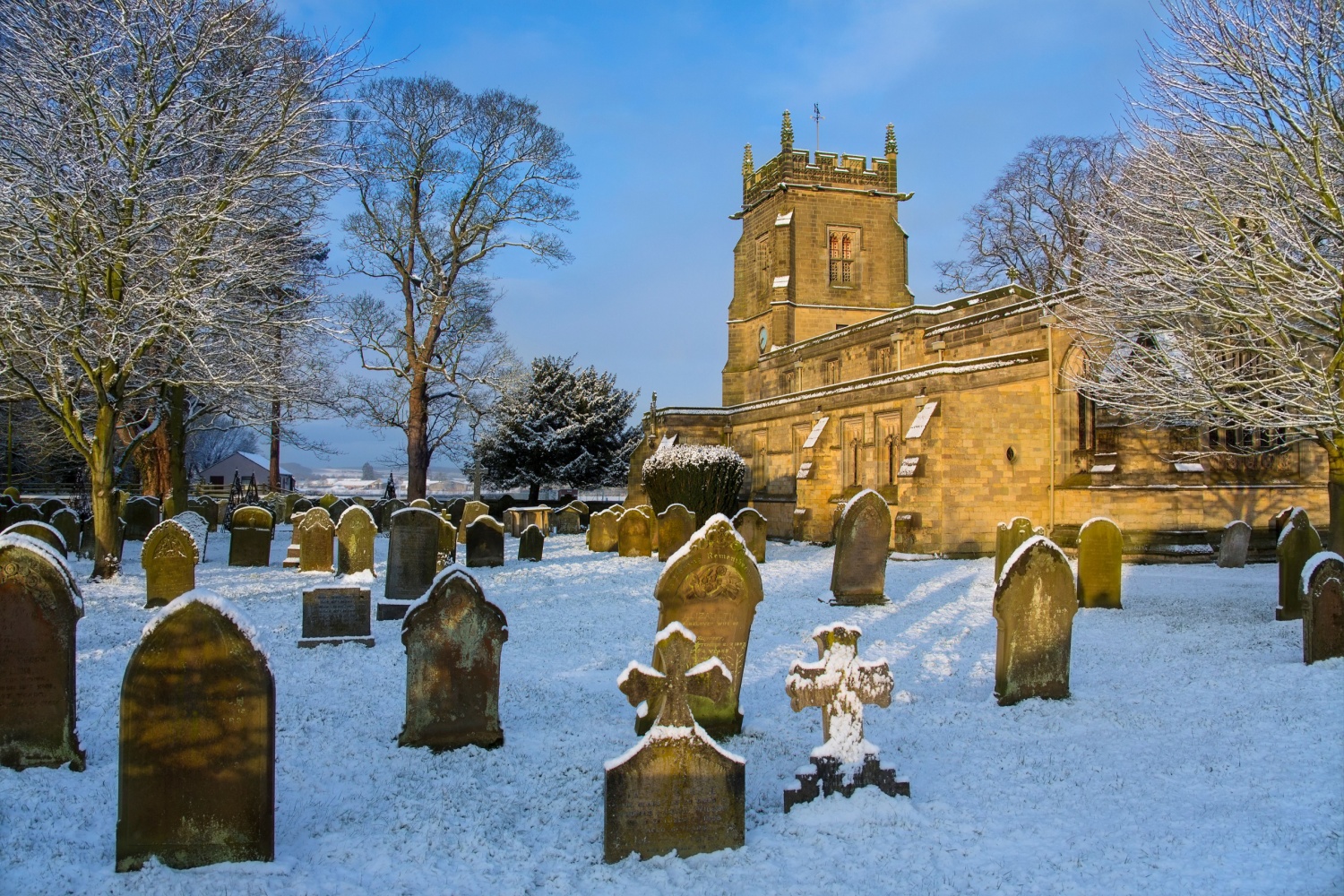 Image name slingsby north yorkshire church in snow the 20 image from the post Slingsby, North Yorkshire in Yorkshire.com.