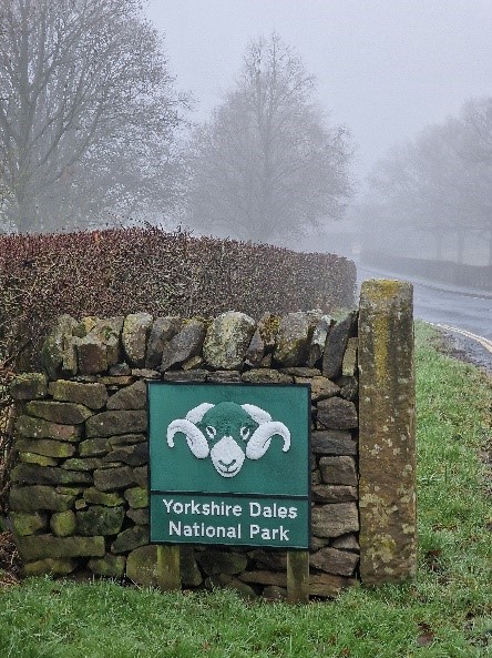 Long Course Weekend Training Diary: Nutrition and Hill Reps Post image 6 Image name yorkshire dales sign fog the 6 image from the post Long Course Weekend Training Diary: Nutrition and Hill Reps in Yorkshire.com.