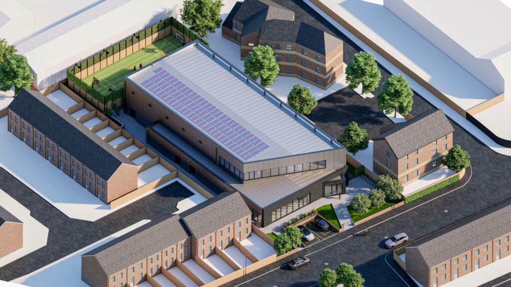 Transforming Hunslet: The New Community Hub Project Post image 1 Image name Community hub in leeds construction in Hunslet the 1 image from the post Transforming Hunslet: The New Community Hub Project in Yorkshire.com.