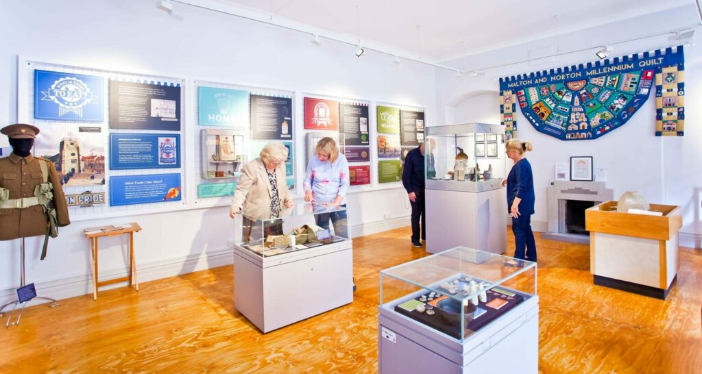 Shopping in Malton - For Locals & Visitors Page image 1 people inside Malton museum