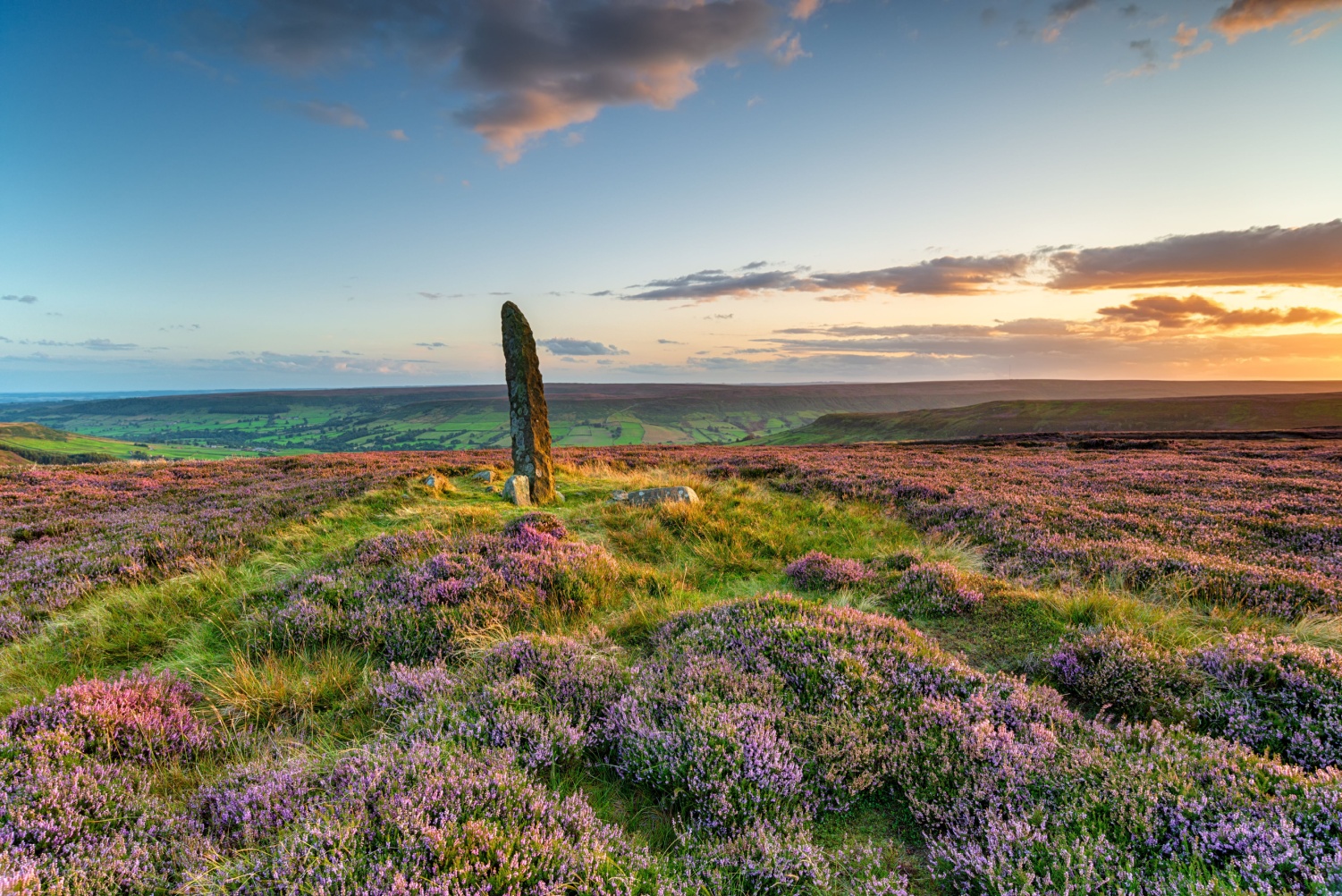 Image name blakey ridge standing stone near botton north york moors yorkshire the 22 image from the post Botton, North Yorkshire in Yorkshire.com.