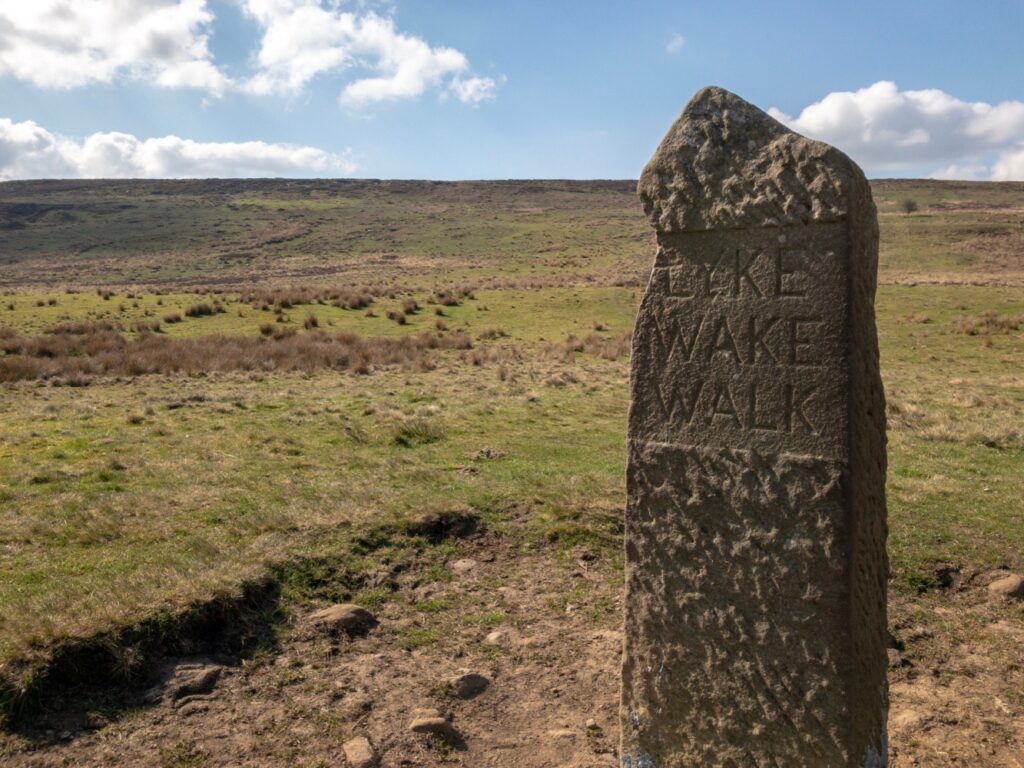 Walk: Lyke Wake Walk Post image 1 Image name lyke wake walk milestone north york moors yorkshire the 1 image from the post Walk: Lyke Wake Walk in Yorkshire.com.