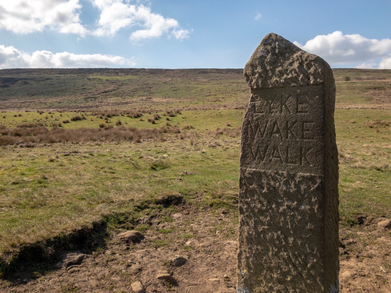 Image name lyke wake walk milestone north york moors yorkshire the 31 image from the post Walk: Lyke Wake Walk in Yorkshire.com.