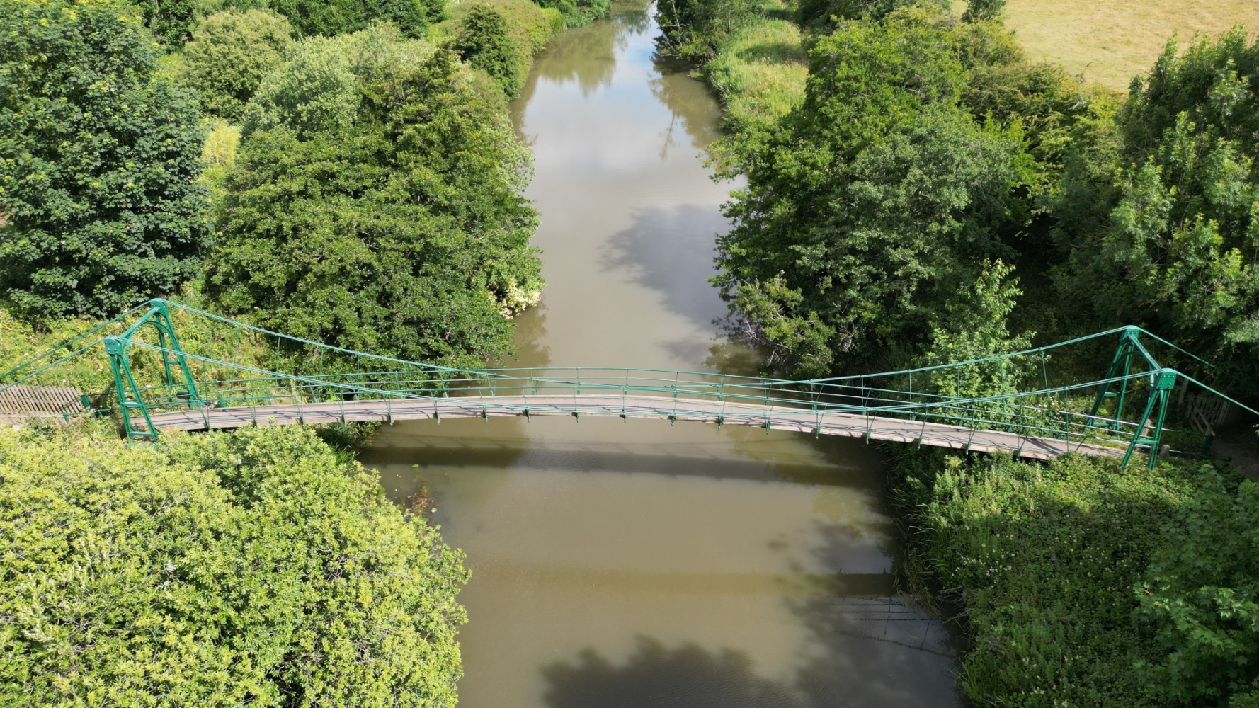 Image name menethorpe suspension bridge north yorkshire the 27 image from the post Low Hutton in Yorkshire.com.