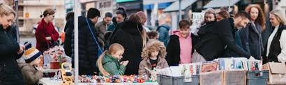 Visiting The Brighouse Market, West Yorkshire Page image 1 locals shopping at Brighouse market