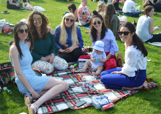a family at the races