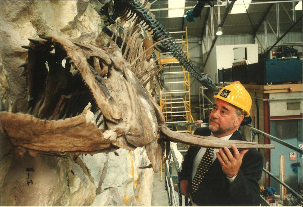 Honoring a Visionary: The Legacy of David Gemmell OBE at The Deep Post image 3 Image name Fossil wall Chairman the 3 image from the post Honoring a Visionary: The Legacy of David Gemmell OBE at The Deep in Yorkshire.com.