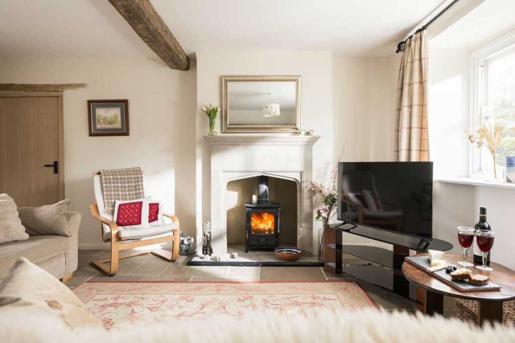 Image name ivy cottage borrowby yorkshire log burner the 3 image from the post Ivy House in Yorkshire.com.