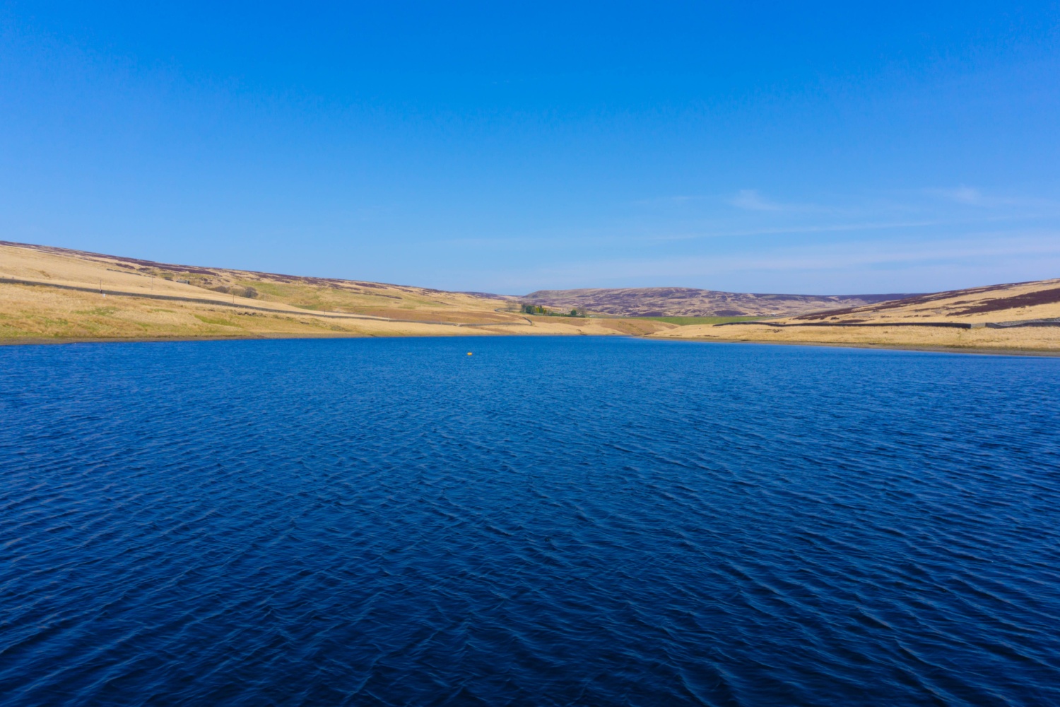 Image name walshaw dean reservoir yorkshire blue the 24 image from the post Walk: Mary Towneley Loop in Yorkshire.com.
