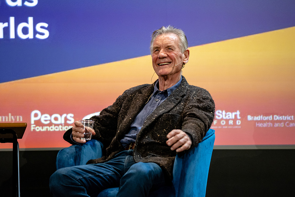 Discover the wonders of Bradford Literature Festival: a cultural extravaganza in Yorkshire Post image 4 Image name 4. BLF Michael Palin KW 3994 the 4 image from the post Discover the wonders of Bradford Literature Festival: a cultural extravaganza in Yorkshire in Yorkshire.com.