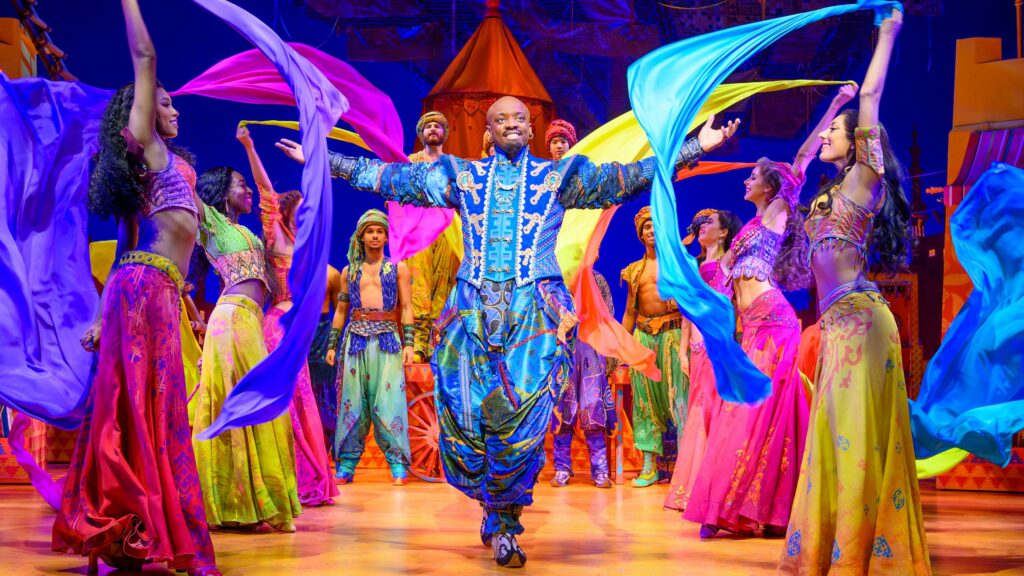 Image name Disneys Aladdin at Alhambra Theatre Bradford the 5 image from the post Top Things to Do in Bradford for Adults: A Guide for Couples in Yorkshire in Yorkshire.com.