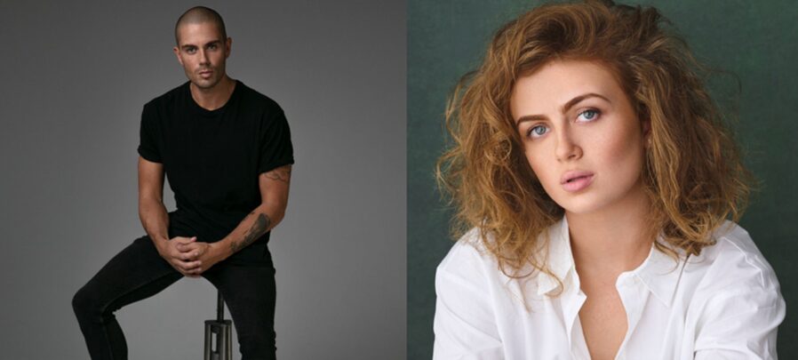 Image name Max George and Maisie Smith the 2 image from the post Rou Reynolds Joins Jeff Wayne's The War of the Worlds Cast at Utilita Arena Sheffield in Yorkshire.com.