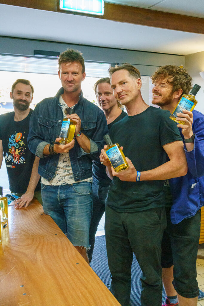 Image name WD TF24 2 the 6 image from the post The Feeling Collaborates with East Yorkshire’s Wicstun Distillery to Launch “12 Shots & Home” Toffee Vodka in Yorkshire.com.