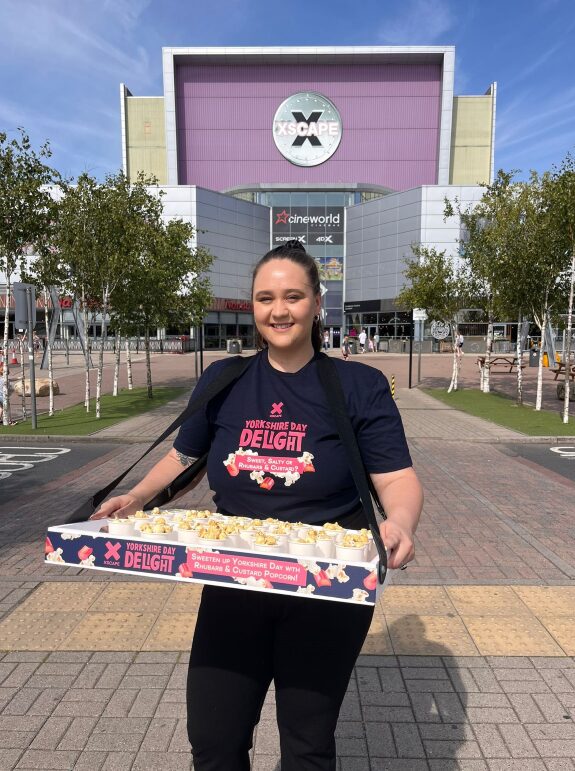 The Delight of Yorkshire Day at Xscape Yorkshire with Rhubarb and Custard Popcorn Post image 1 Image name image002 the 1 image from the post The Delight of Yorkshire Day at Xscape Yorkshire with Rhubarb and Custard Popcorn in Yorkshire.com.