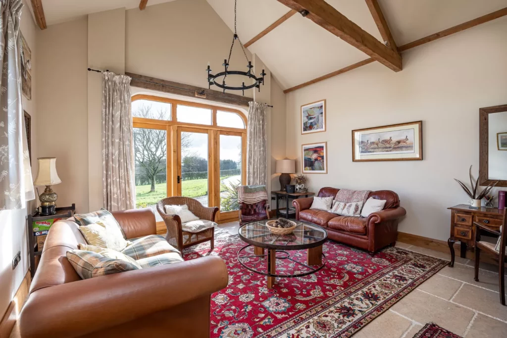 The Hideaway Accommodation image 2 Image name sitting room the hideaway luxury cottages the 2 image from the post The Hideaway in Yorkshire.com.