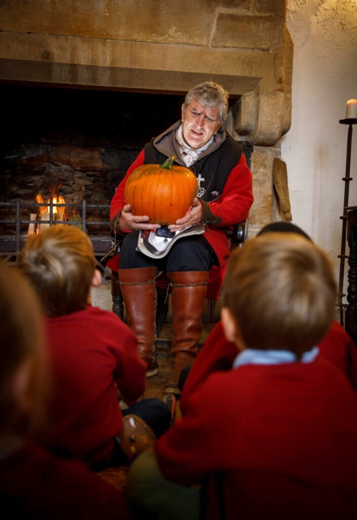 Image name Children listen to Halloween Tales at Bolton Castle 4 the 5 image from the post Halloween at Bolton Castle 2024: A Spooky Family Adventure in Yorkshire.com.