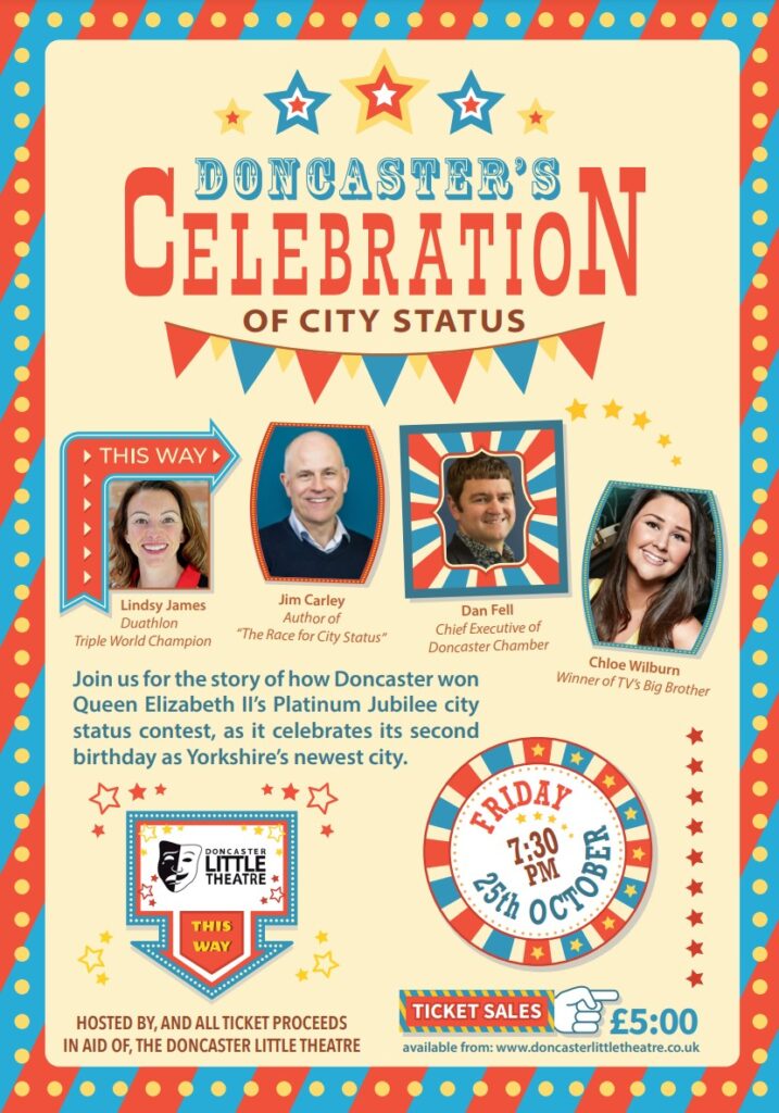 Celebrate Doncaster’s City Status with a Special Event This October Post image 1 Image name Doncaster Celebration the 1 image from the post Celebrate Doncaster’s City Status with a Special Event This October in Yorkshire.com.