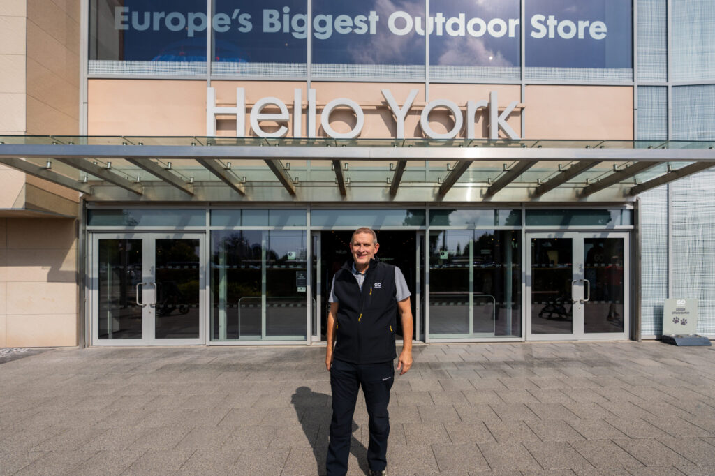 Europe’s Largest Outdoor Store Opens in York at Vangarde Shopping Park Post image 3 Image name Lee GO Outdoors6 the 3 image from the post Europe’s Largest Outdoor Store Opens in York at Vangarde Shopping Park in Yorkshire.com.