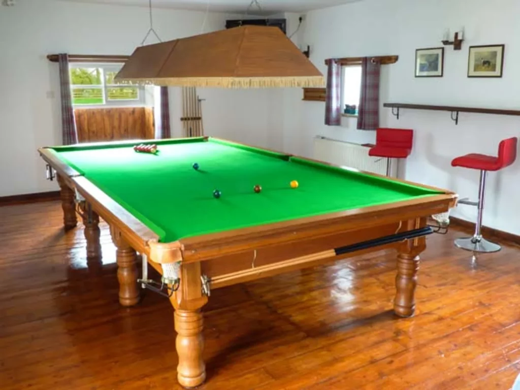 Special offer: £10 off any holiday with Sykes Post image 1 Image name pool table pidsea the 1 image from the post Special offer: £10 off any holiday with Sykes in Yorkshire.com.