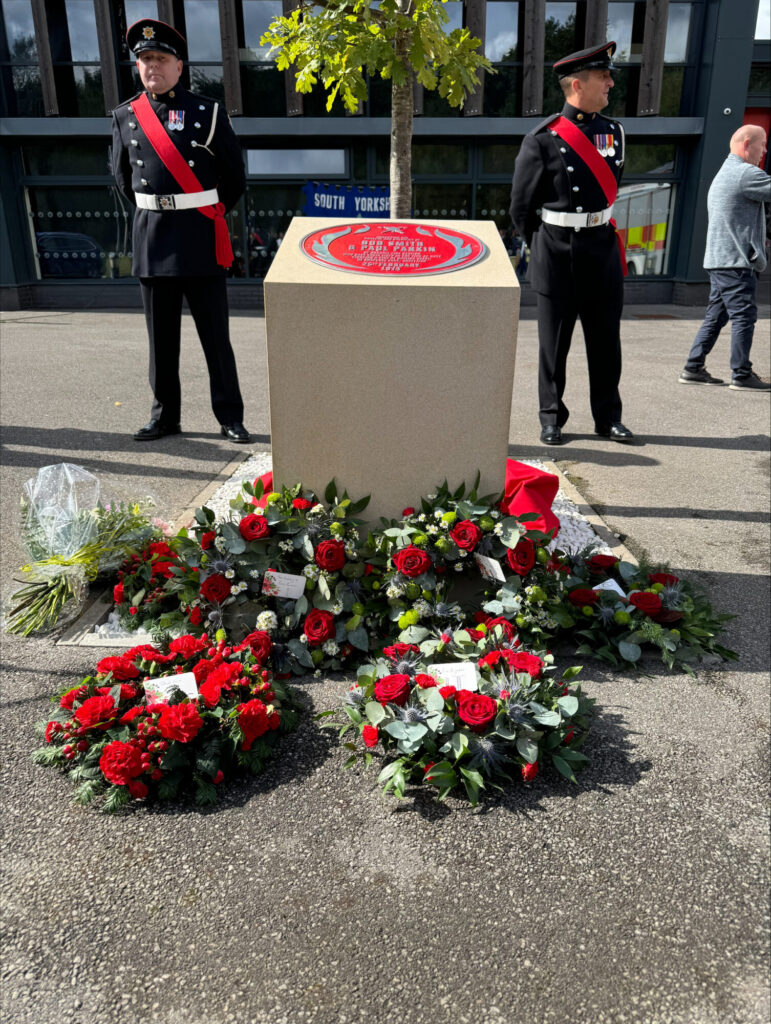 Sheffield Firefighters Remembered: New Plaque Honours Heroes Lost in British Steel Explosion Post image 7 Image name processed 32E44D16 891E 4A68 BEC4 243E585CC21B the 7 image from the post Sheffield Firefighters Remembered: New Plaque Honours Heroes Lost in British Steel Explosion in Yorkshire.com.