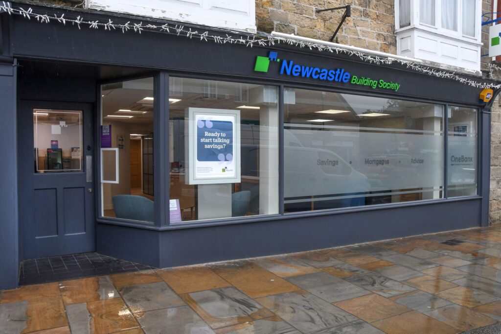 Image name Newcastle Building Societys Pickering branch on Market Place the 1 image from the post Newcastle Building Society Opens New High Street Branch in Pickering in Yorkshire.com.