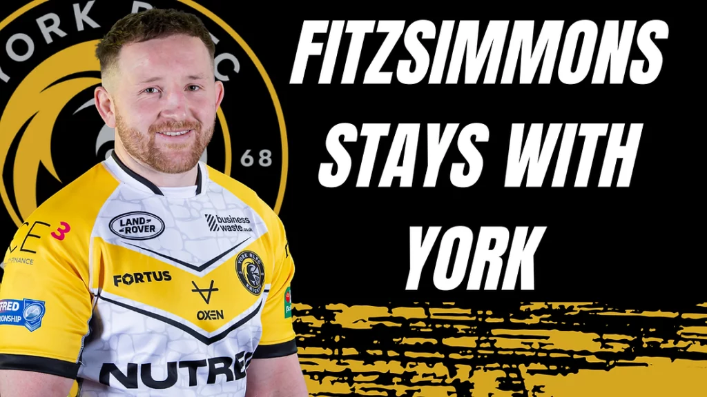 Conor Fitzsimmons to stay at York RLFC for 2025 Post image 1 Connor Fitzsimmons