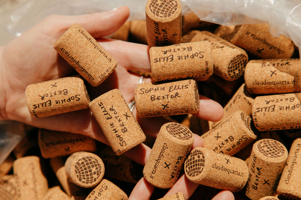 Where to Buy Sophie Ellis-Bextor’s New Rosé Wine: “Rosé on the Dancefloor” Post image 4 Image name Medium Res SEB Corks the 4 image from the post Where to Buy Sophie Ellis-Bextor’s New Rosé Wine: “Rosé on the Dancefloor” in Yorkshire.com.